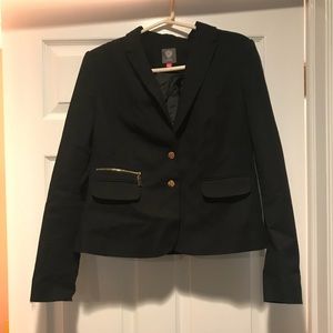 VINCE CAMUTO Black And Gold Blazer